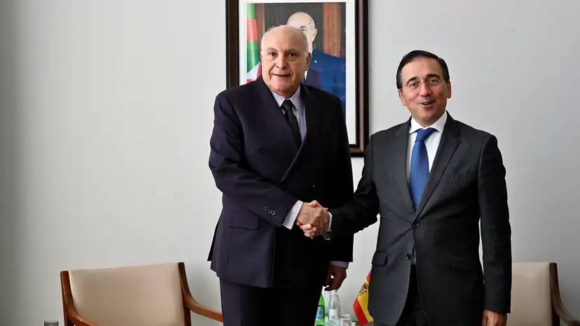 Mr. Attaf Holds Talks with His Spanish Counterpart in New York